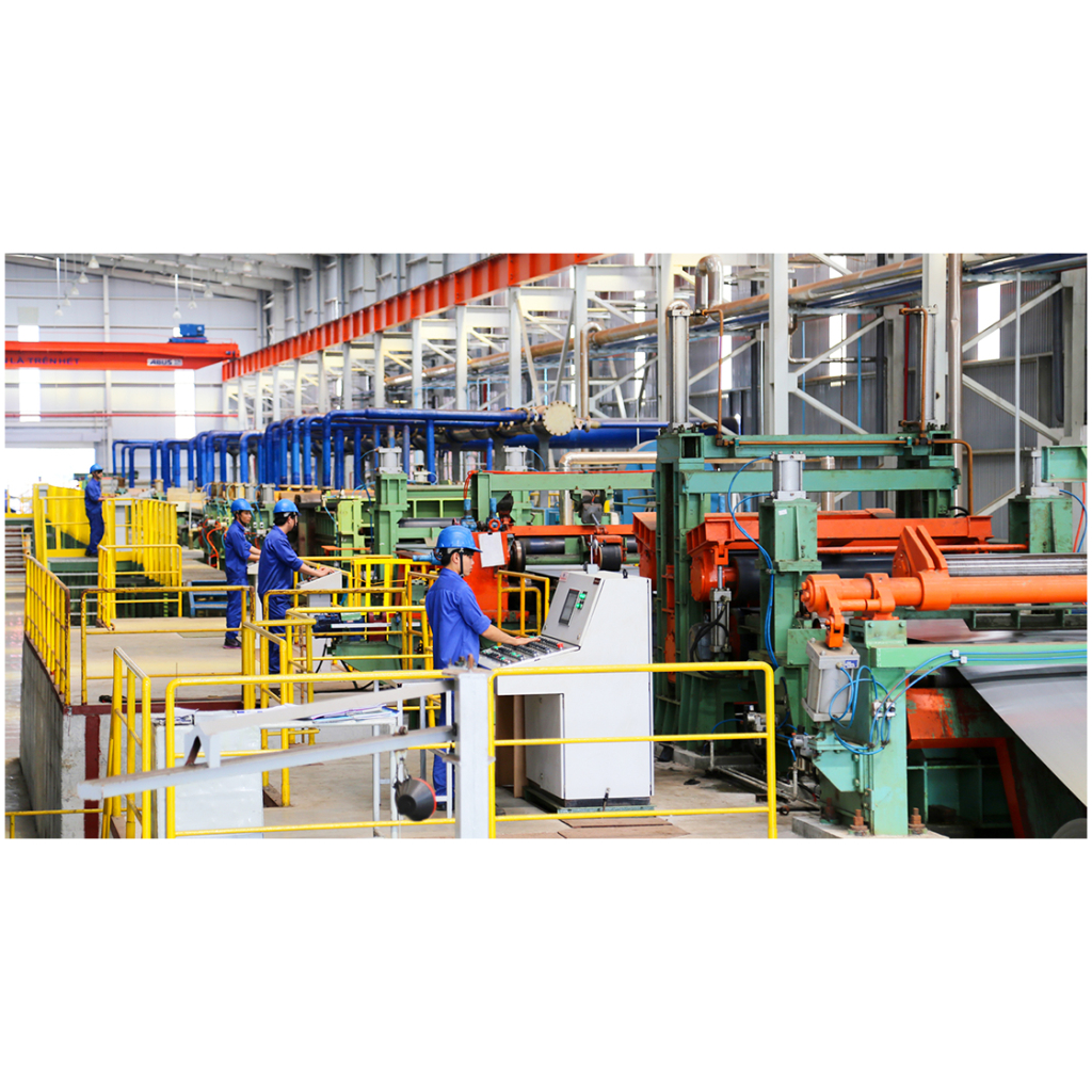 galvanized coating line production   Ton Dong A   VSS Steel